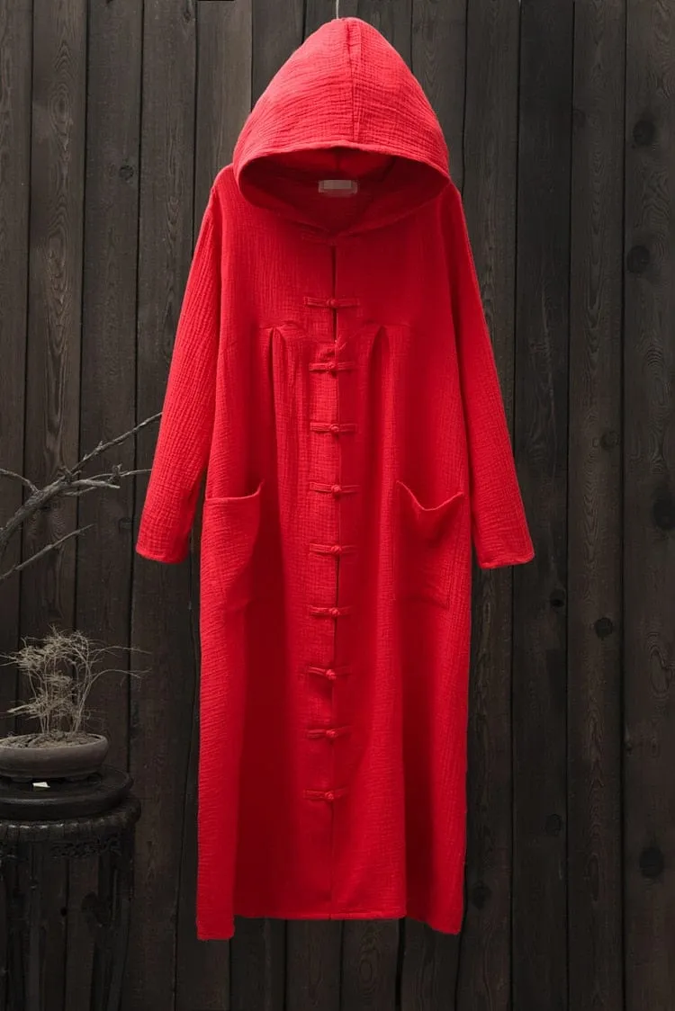Oversized Vintage Hooded Jacket