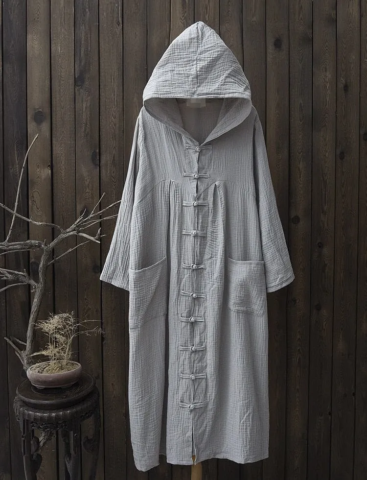 Oversized Vintage Hooded Jacket