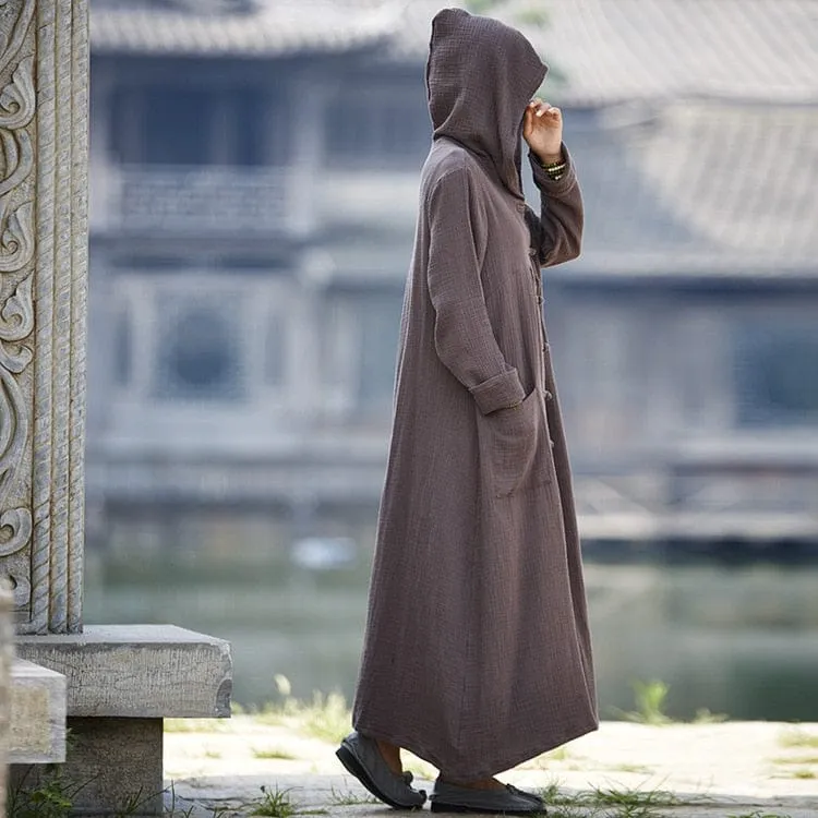 Oversized Vintage Hooded Jacket