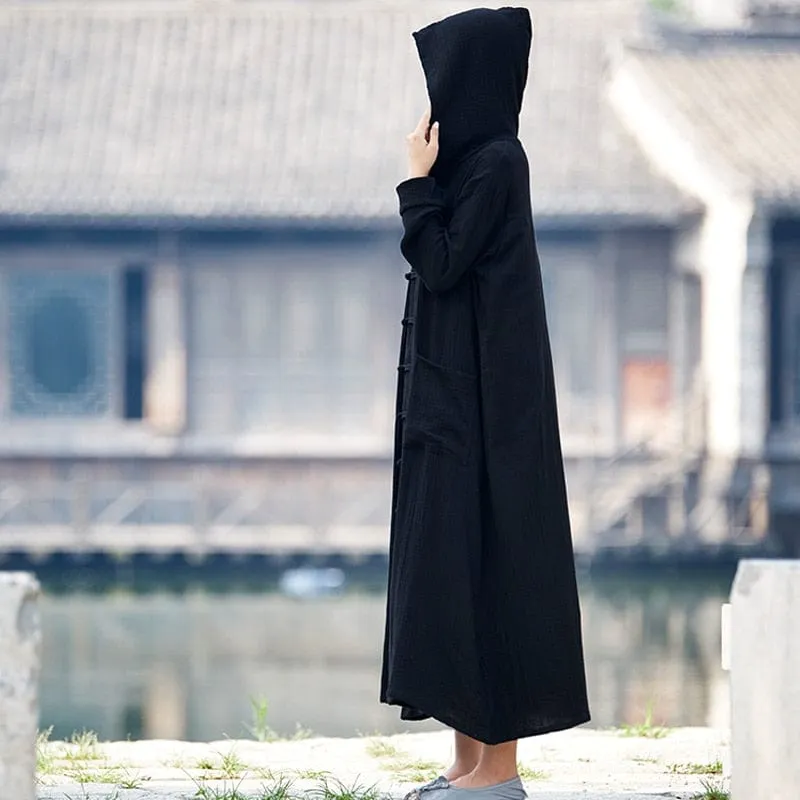 Oversized Vintage Hooded Jacket