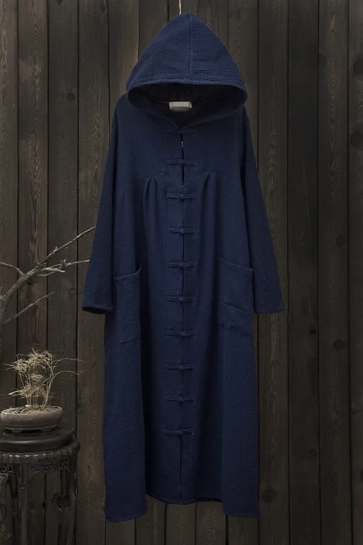 Oversized Vintage Hooded Jacket