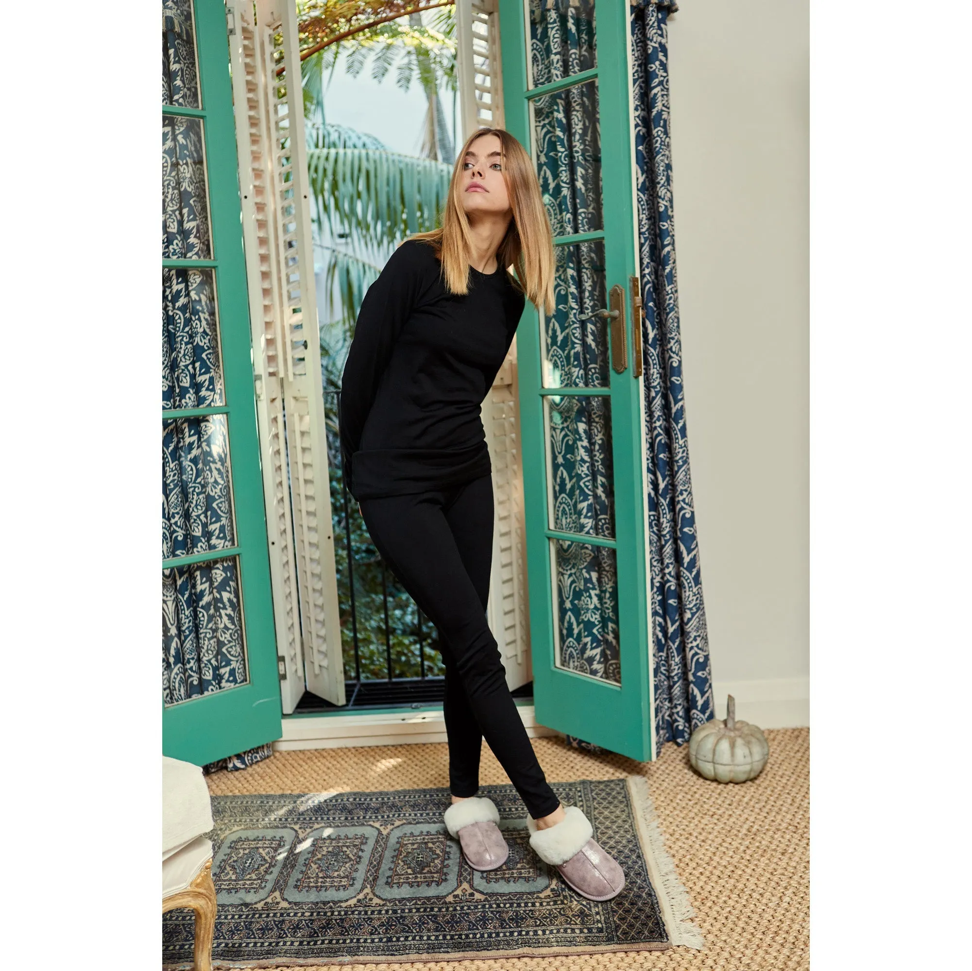 Ozwear Women'S 200 100% Merino Wool Long Sleeve Crew