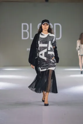 PAG SEQUIN TEE DRESS