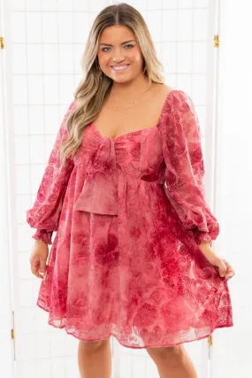 Paisley Berry Burnout Velvet Mini Dress