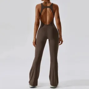Palmer  V-Back Gym Jumpsuit