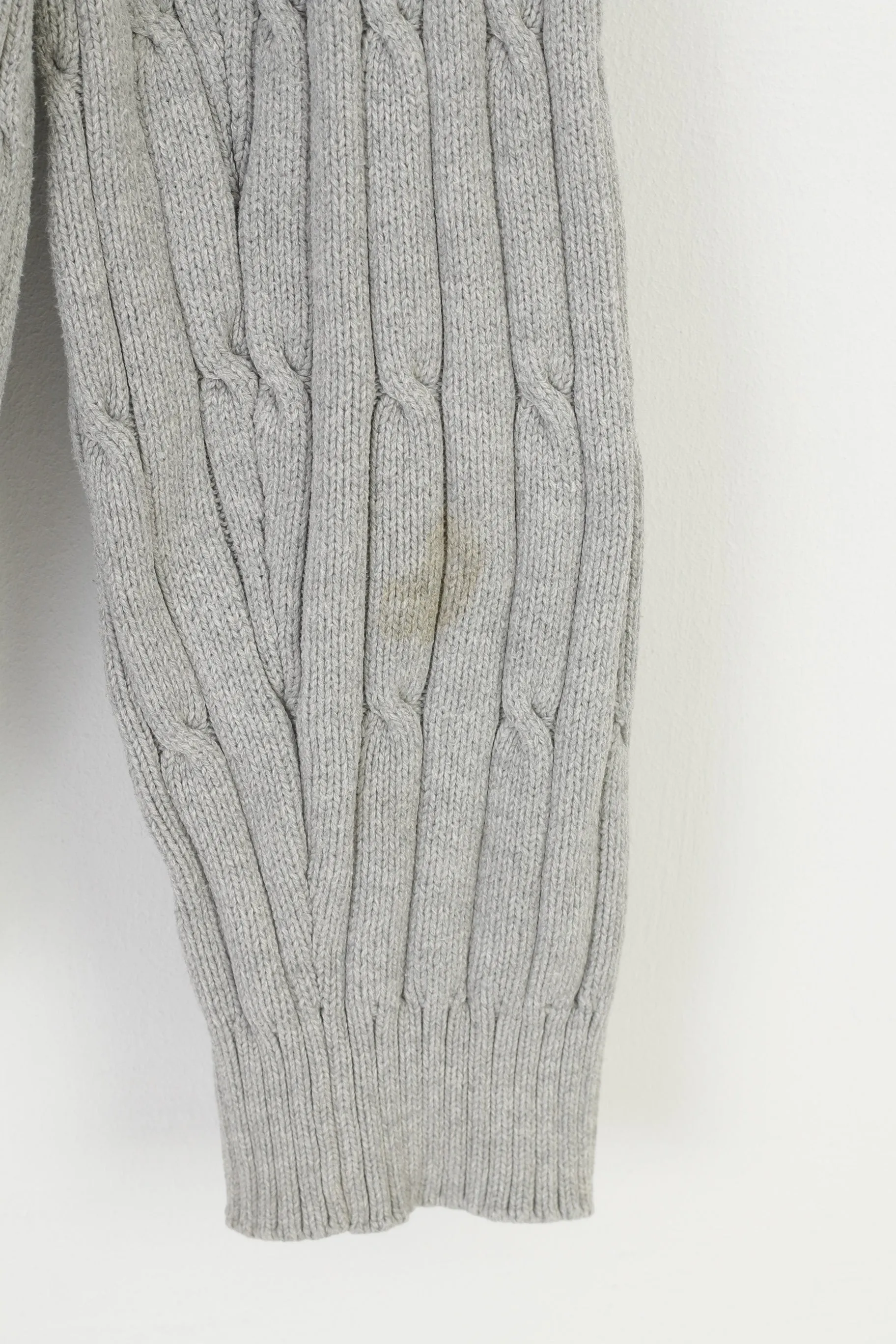Peak Performance Men L Sweater Bottoms Grey Cotton Classic Vintage Jumper Top