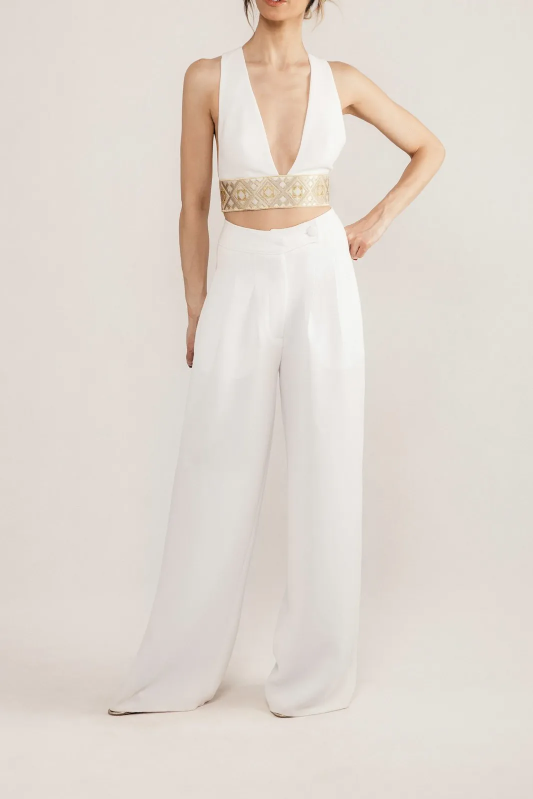 Pillar Pant - Ivory