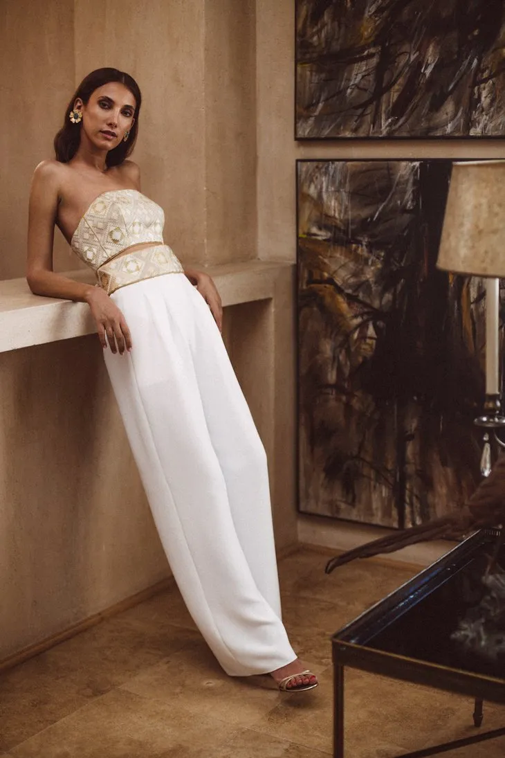 Pillar Pant - Ivory