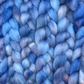 PNWWW Coopworth Wool Roving 4oz: Battle Plaid
