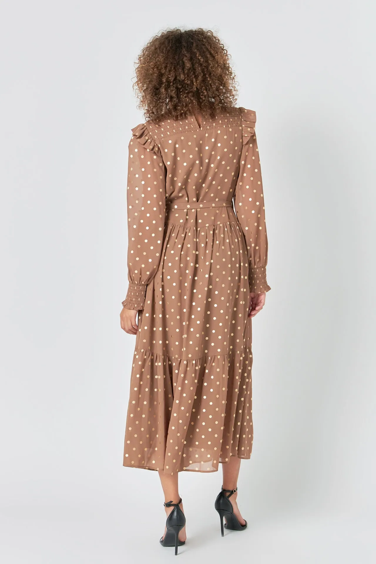 Polka Dot Maxi Dress