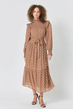 Polka Dot Maxi Dress