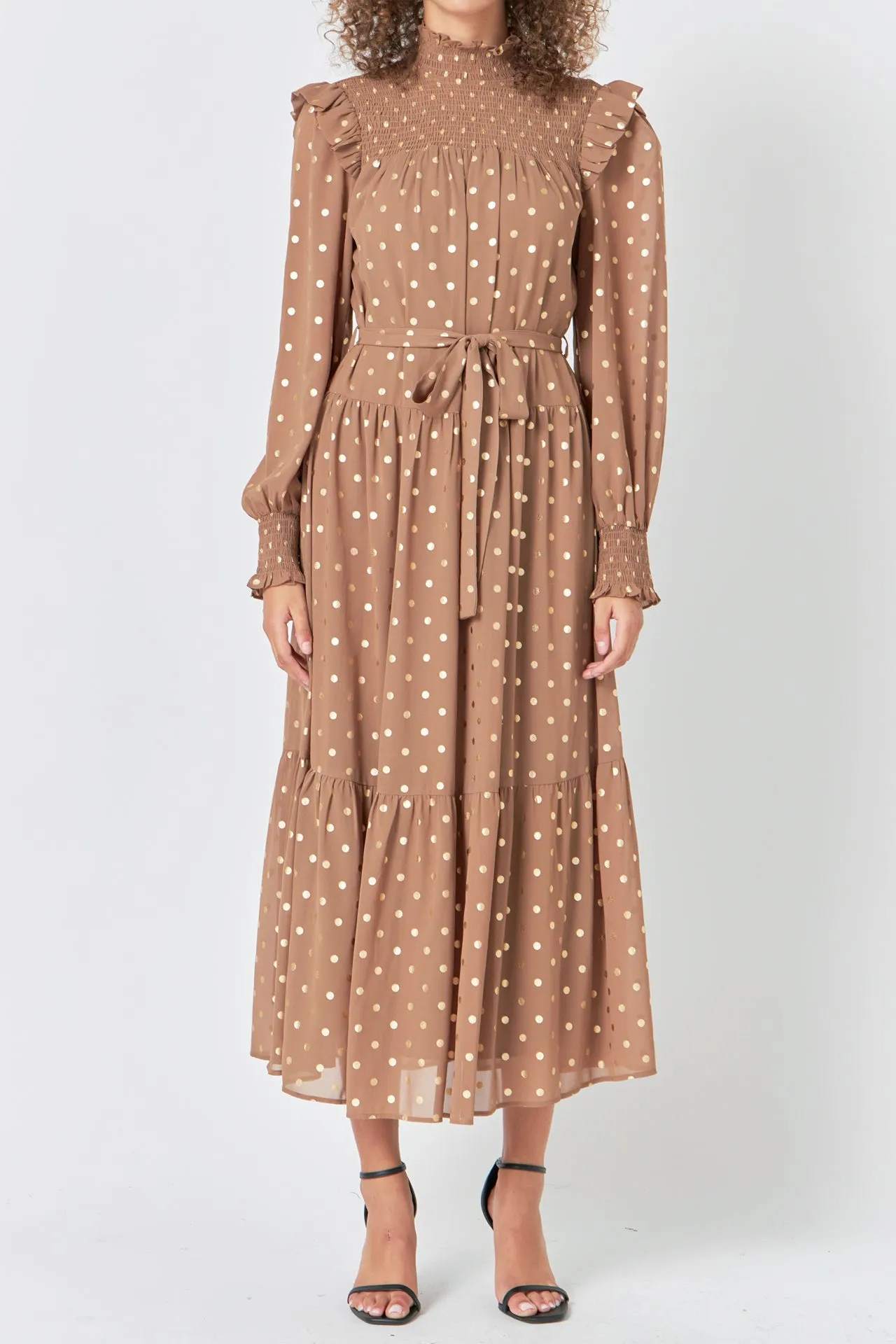 Polka Dot Maxi Dress
