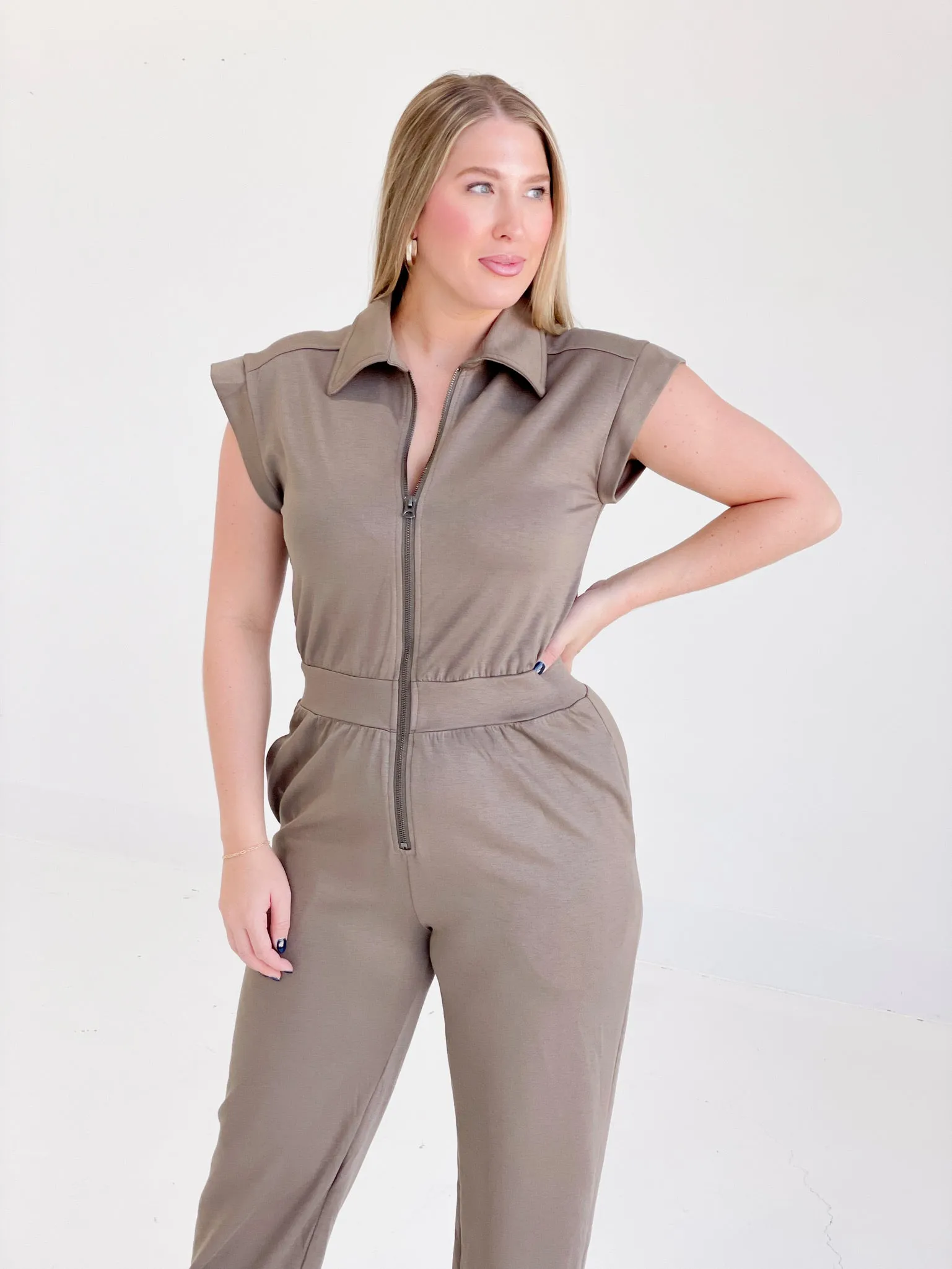 Profile Jumpsuit - Mocha