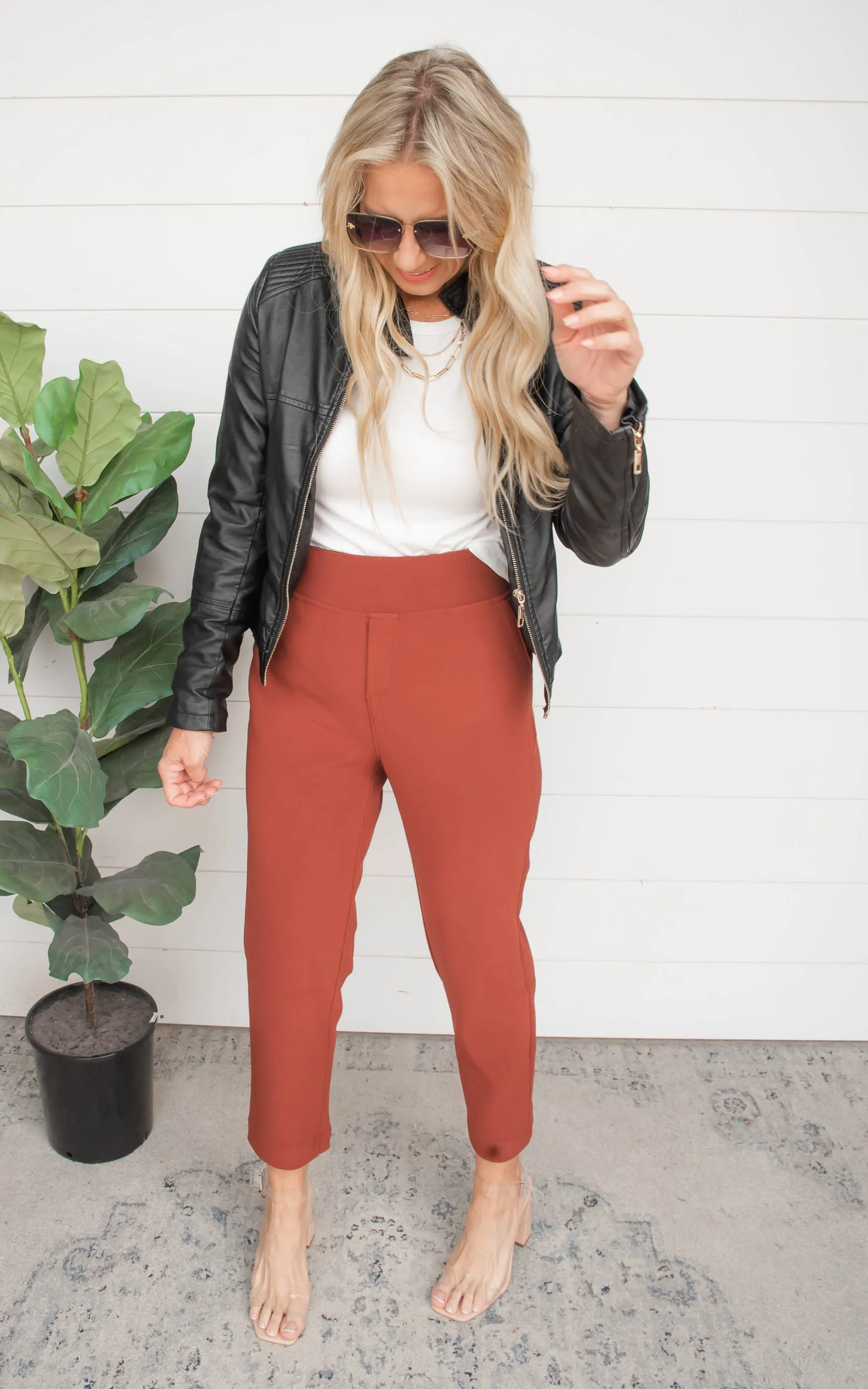 Pull-On Ponte Dress Pants | FINAL SALE