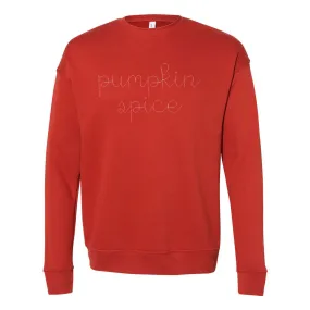 Pumpkin Spice Drop Shoulder Sweatshirt