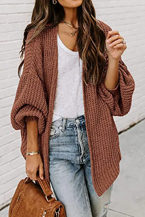 Purpdrank - Open Front Classical Cardigan