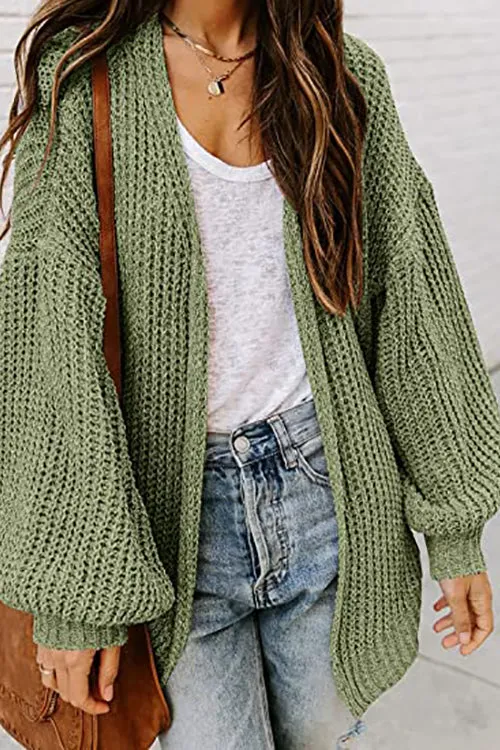 Purpdrank - Open Front Classical Cardigan