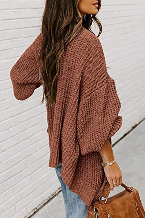 Purpdrank - Open Front Classical Cardigan