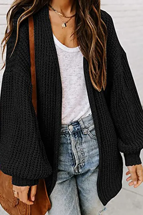Purpdrank - Open Front Classical Cardigan