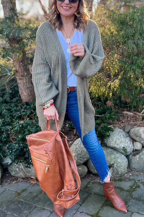 Purpdrank - Open Front Classical Cardigan