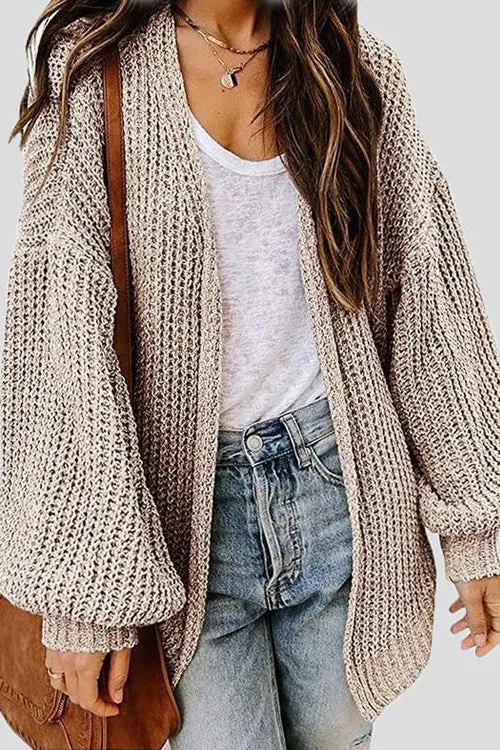 Purpdrank - Open Front Classical Cardigan