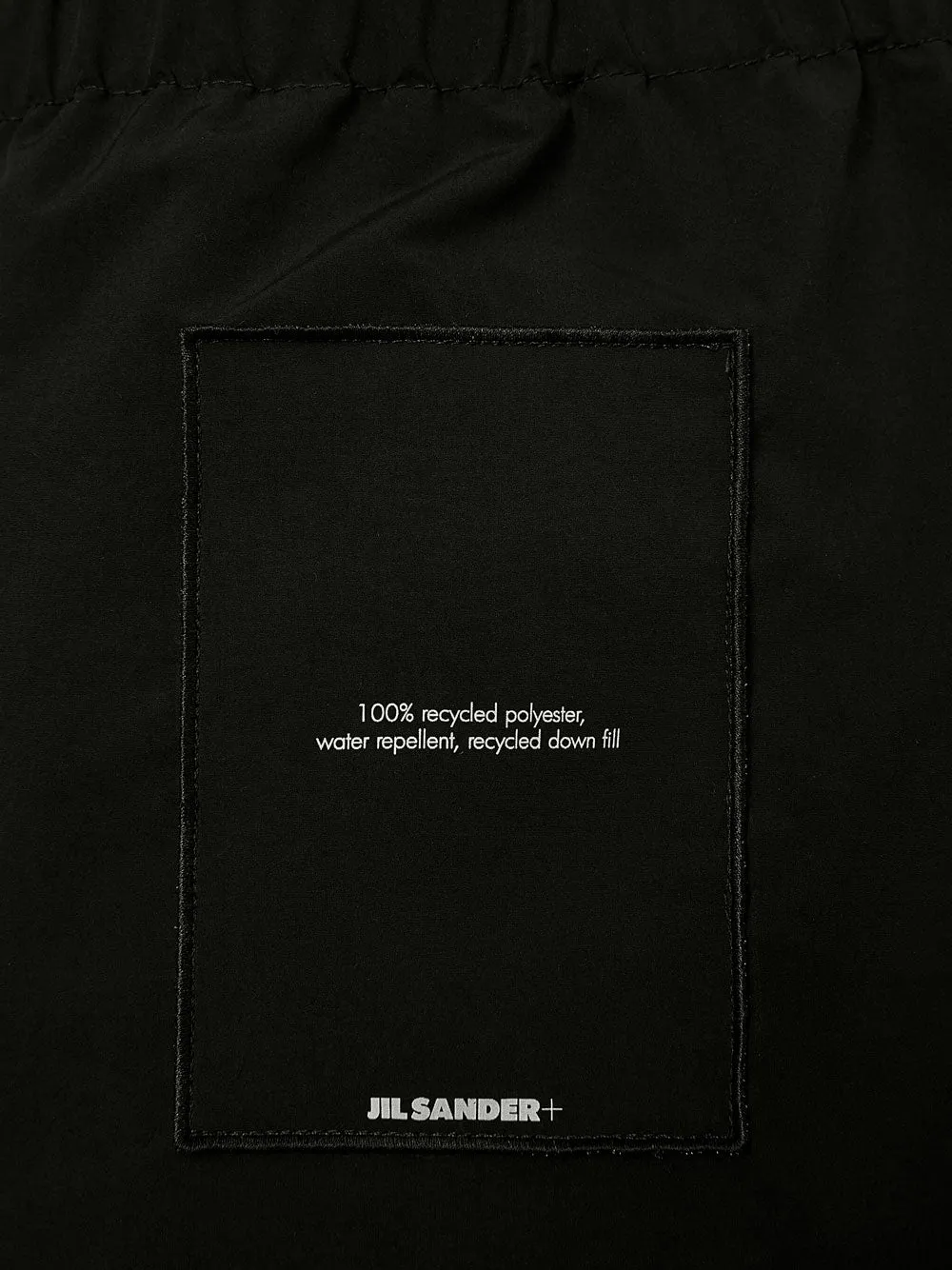 Quilted down jacket