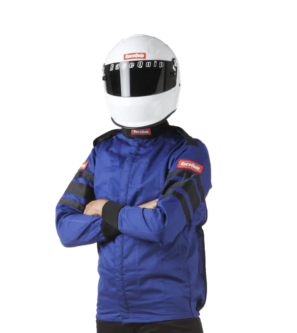 RaceQuip Multi Layer Fire Suit Jacket - Blue - Medium - 121023
