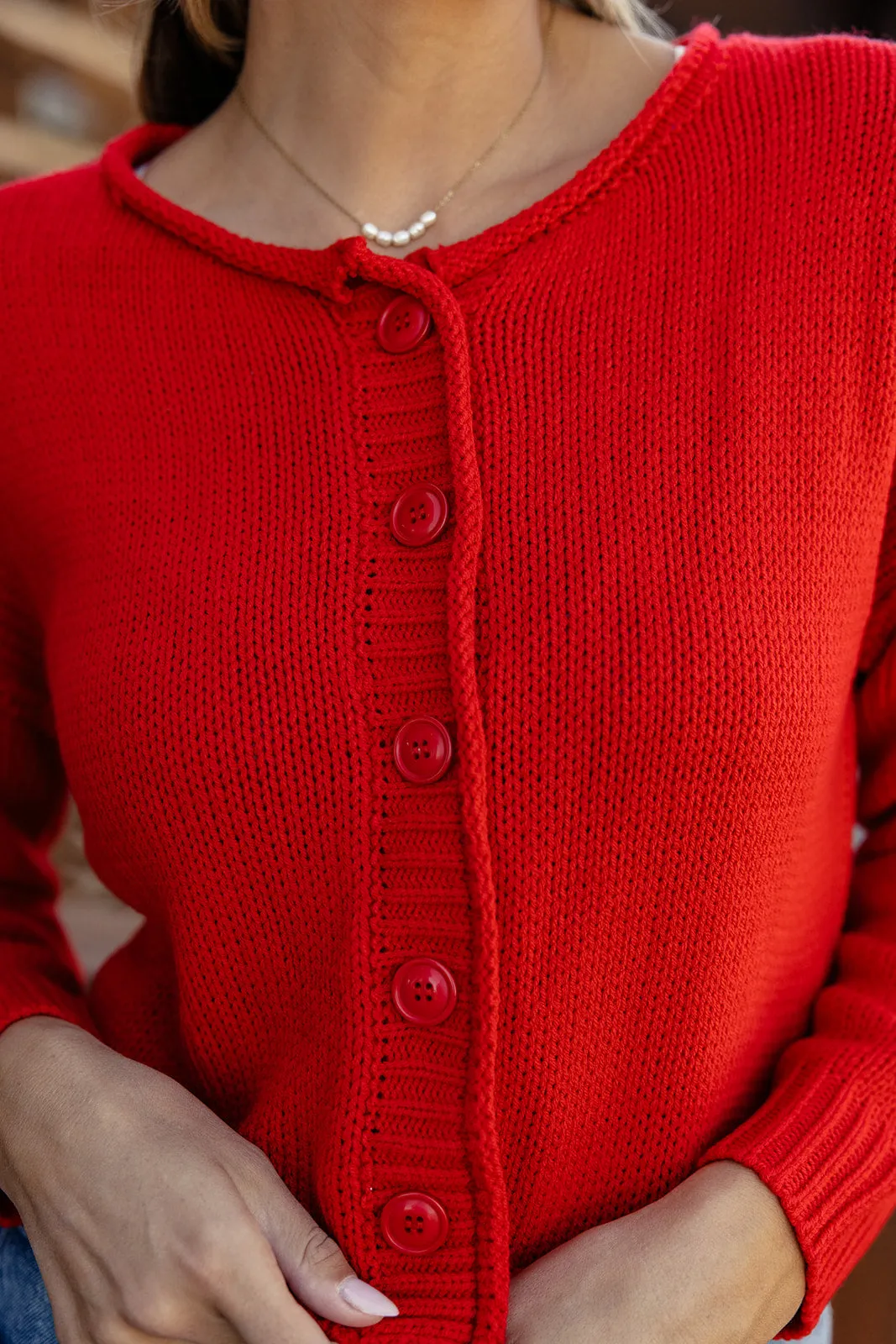 Rekindled Flames Cropped Cardigan