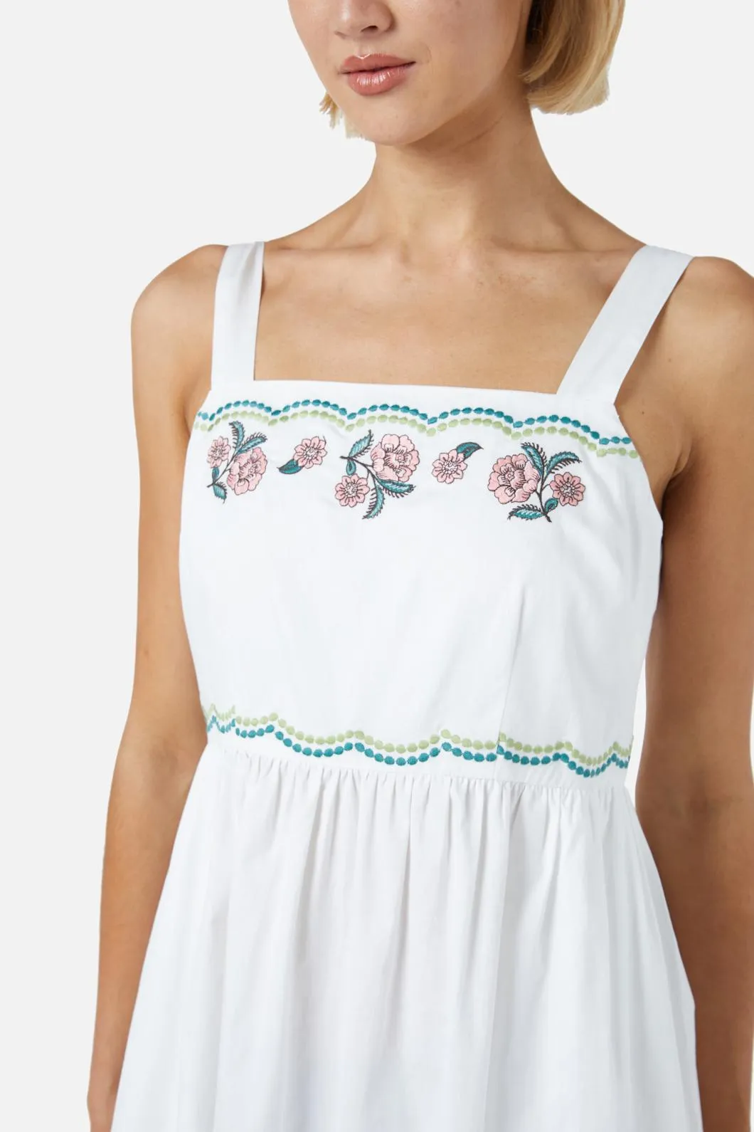 Renata Embroidered Dress