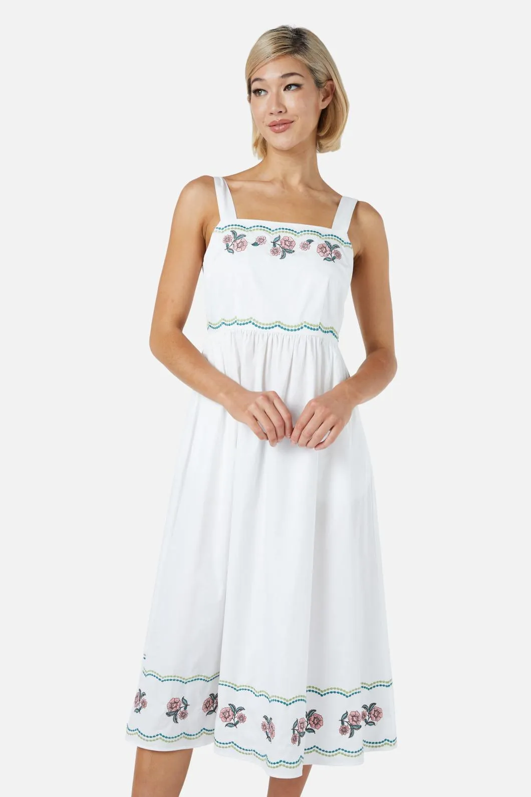 Renata Embroidered Dress