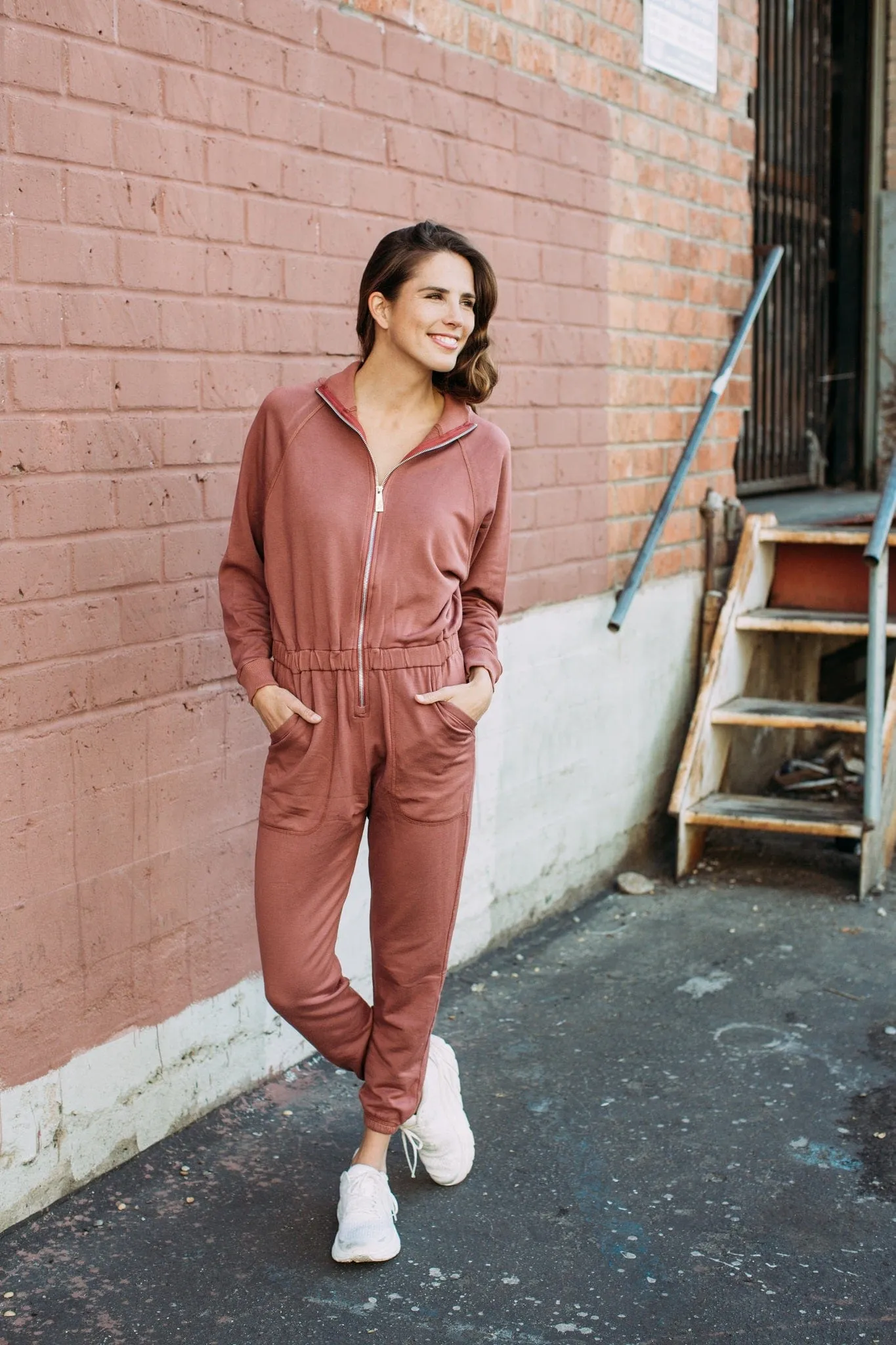 Restore Soft Terry Jumpsuit - Masala