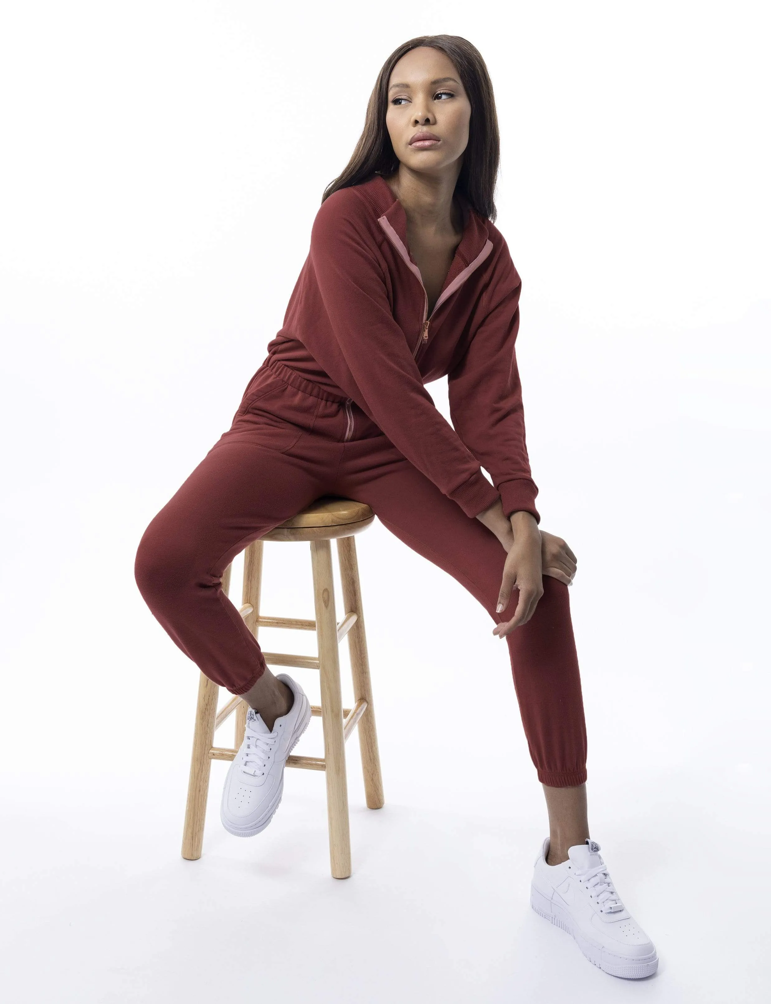 Restore Soft Terry Jumpsuit - Masala