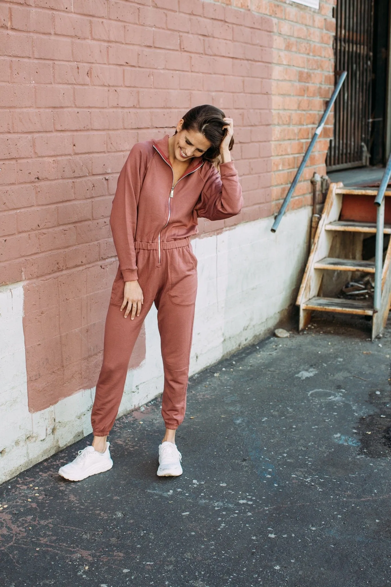 Restore Soft Terry Jumpsuit - Masala