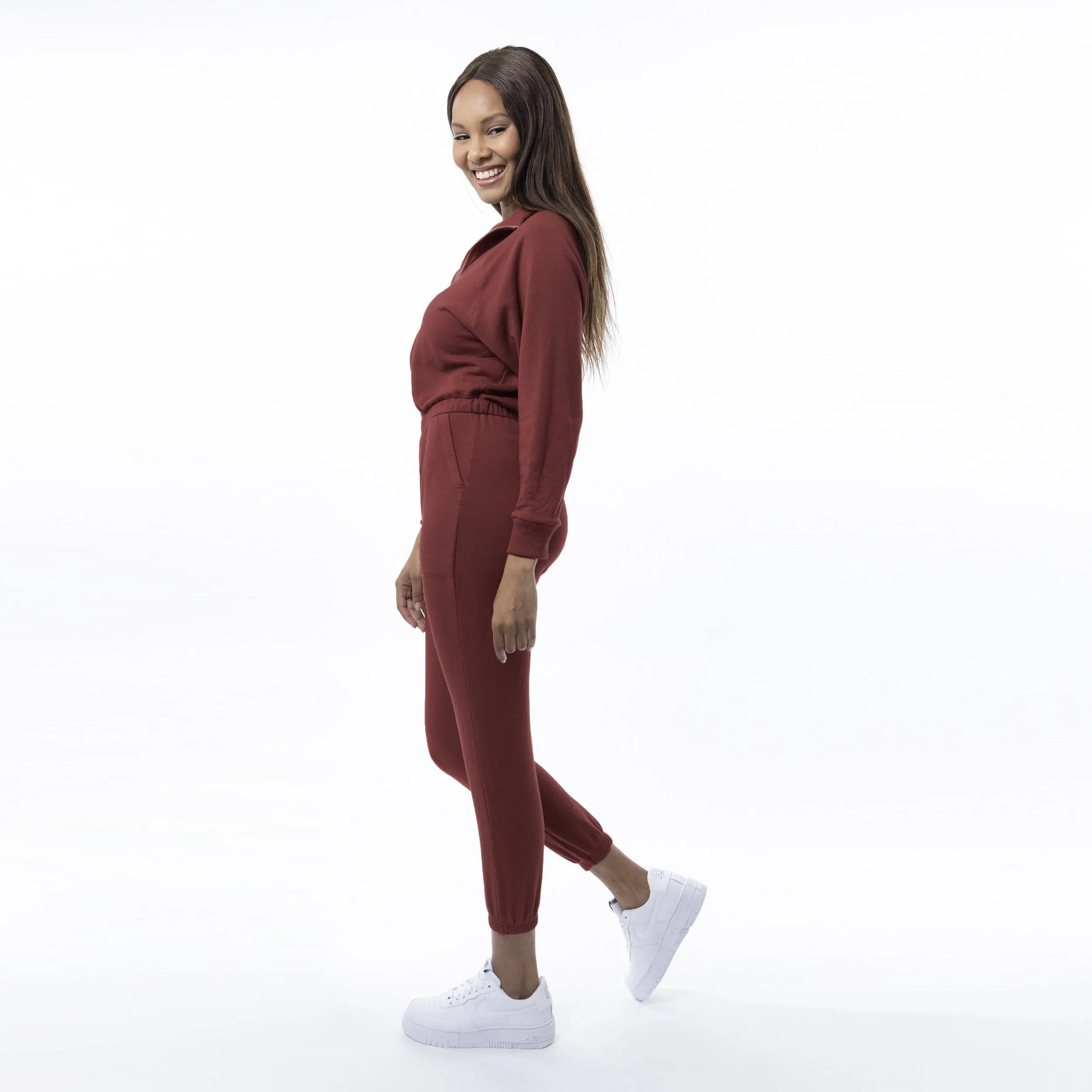 Restore Soft Terry Jumpsuit - Masala