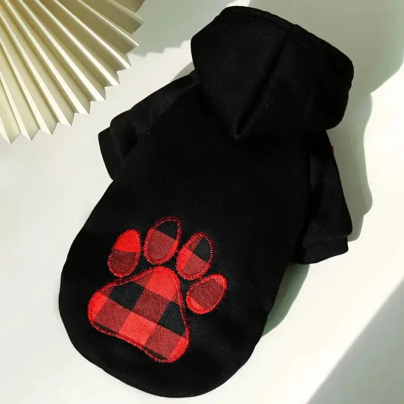 Reversible Plaid Dog Winter Coat