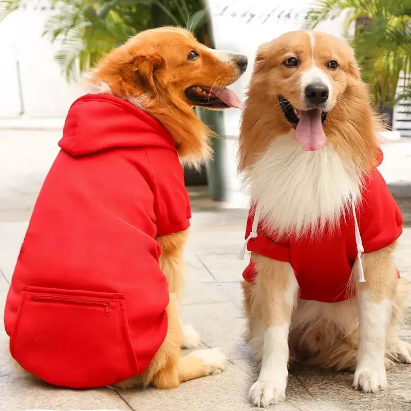 Reversible Plaid Dog Winter Coat