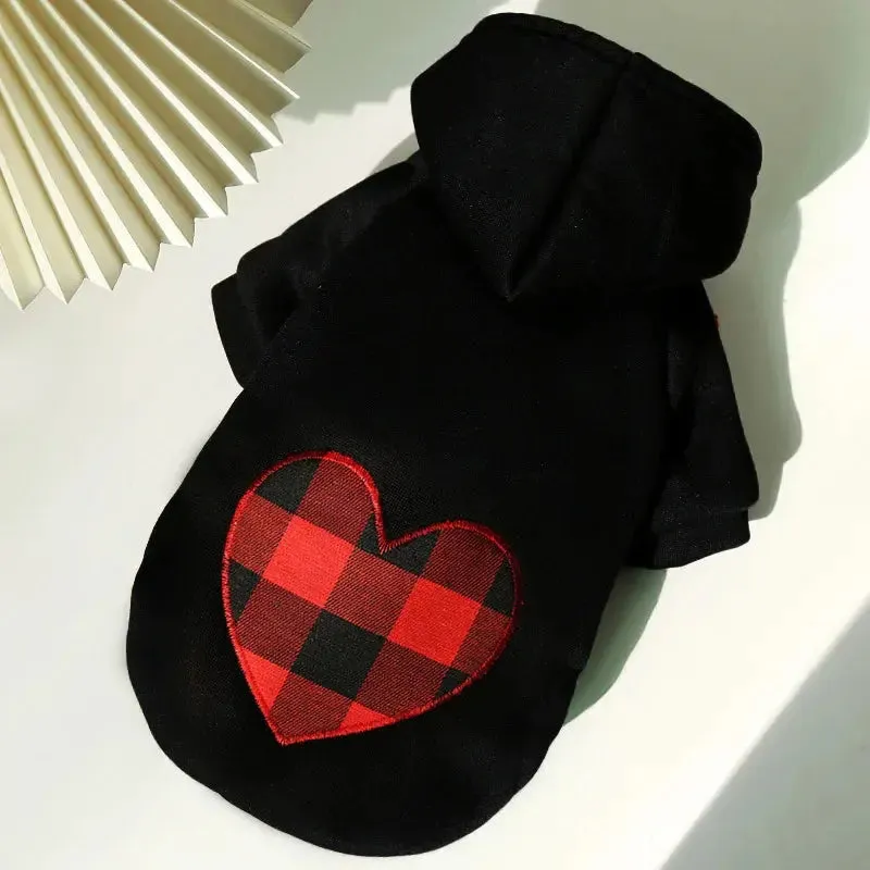 Reversible Plaid Dog Winter Coat