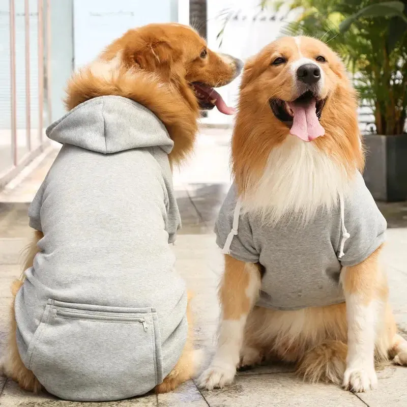 Reversible Plaid Dog Winter Coat