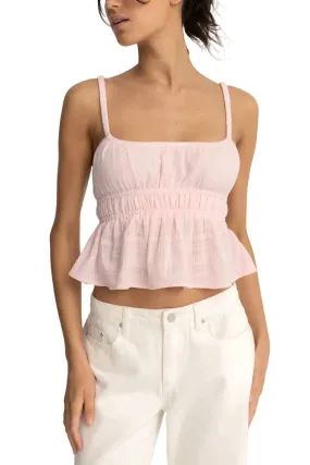 RHYTHM Women's Babydoll Tank Top Pink