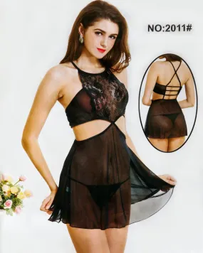 Romantic Sexy Net Short Nighty - Babydoll Bridal Sexy Nighty - 2011#