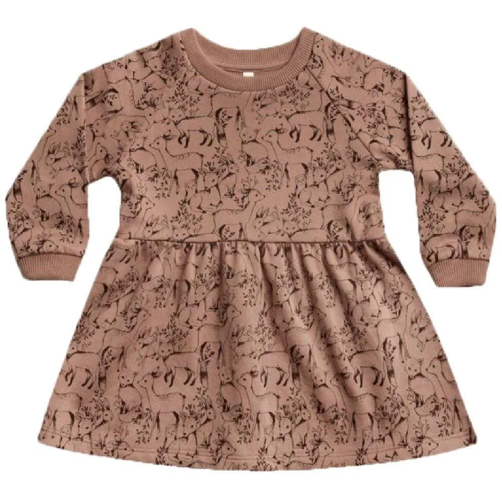 Rylee and Cru Truffle Woodland Ragland Girls Dress