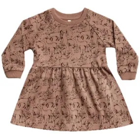 Rylee and Cru Truffle Woodland Ragland Girls Dress