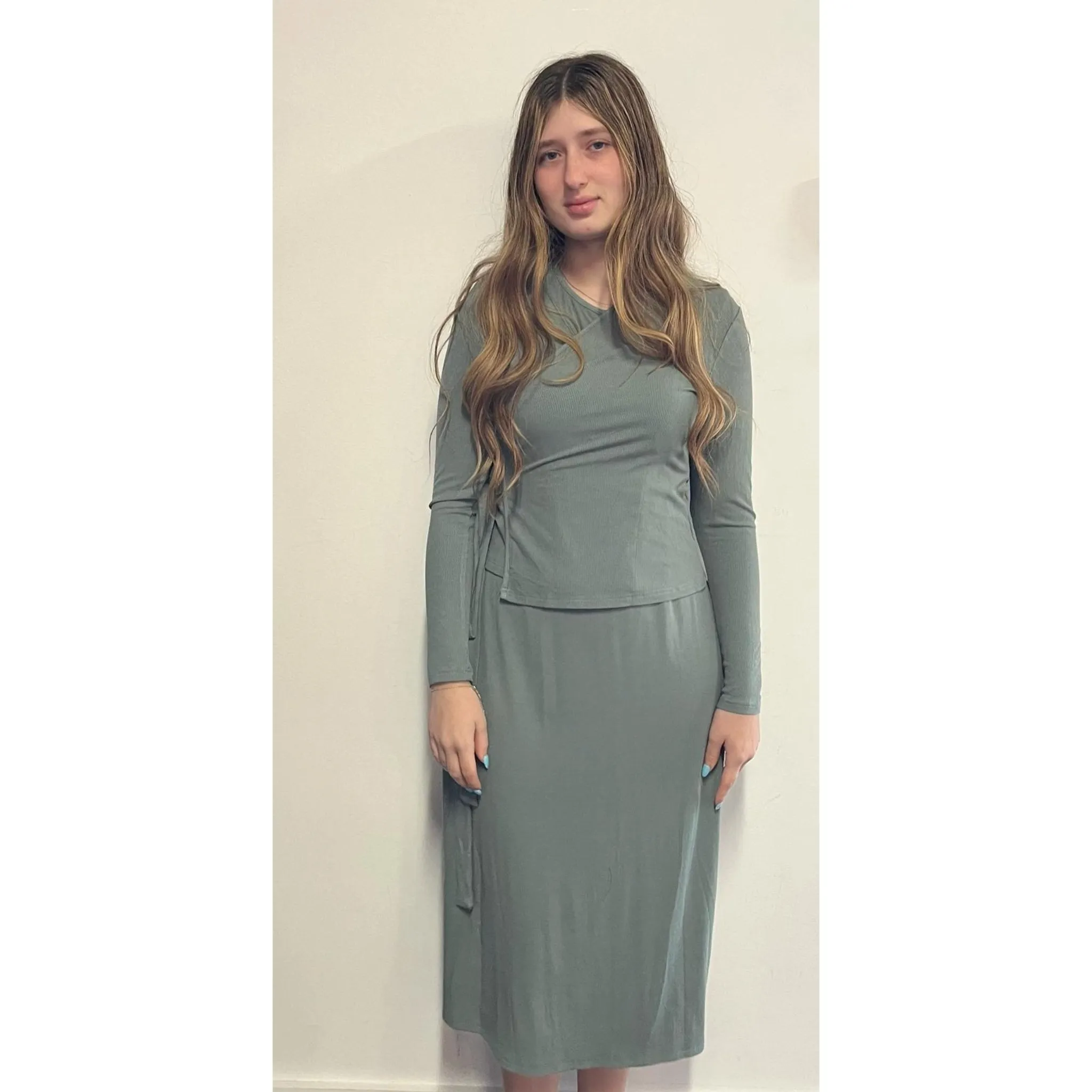 Sage Sleeveless Dress