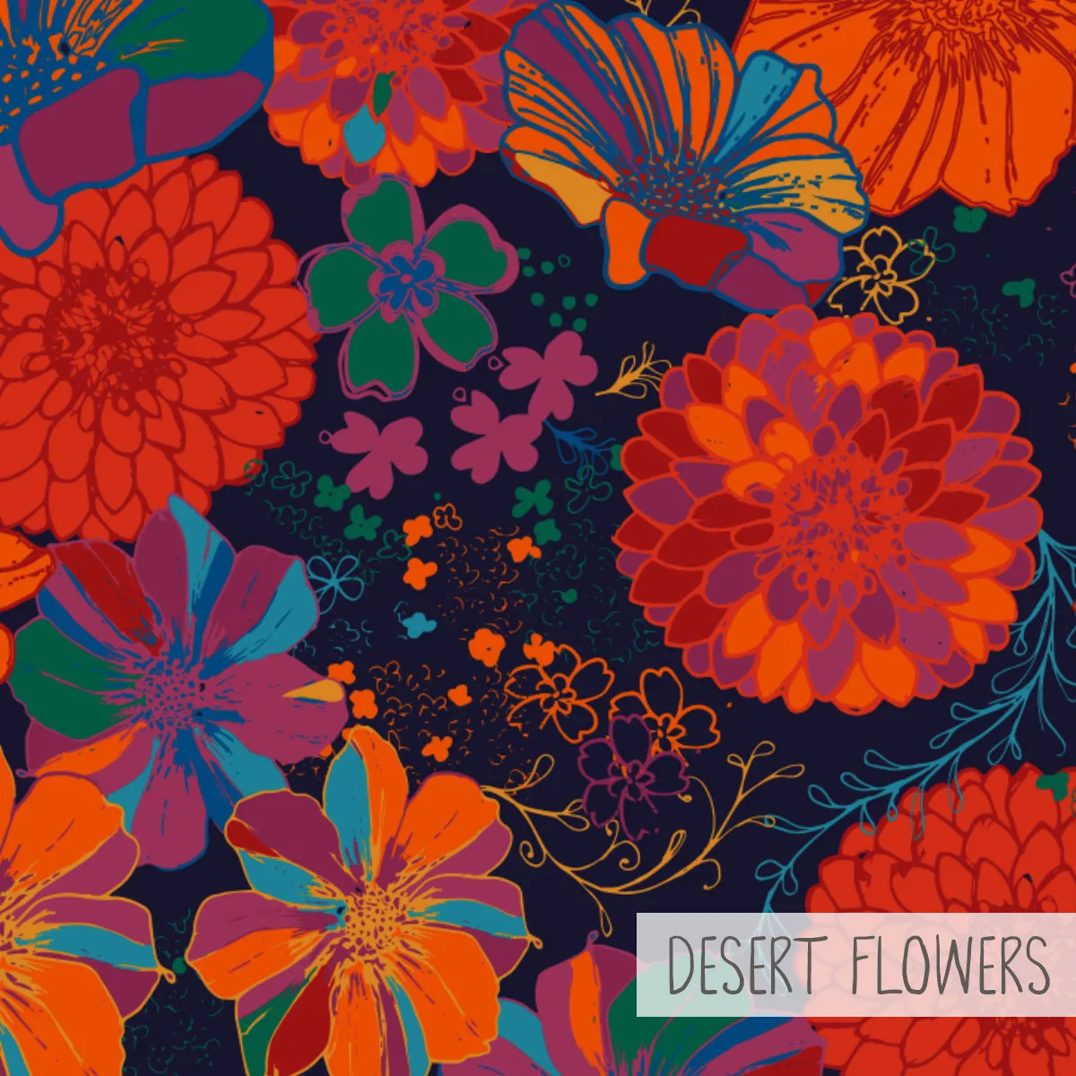 Sale Single Layer Shorts | Desert Flowers
