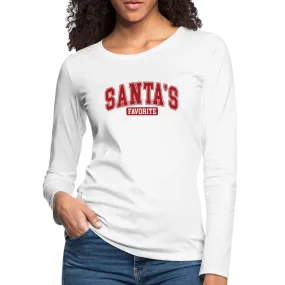 Santa's Favorite Women's Premium Long Sleeve T-Shirt