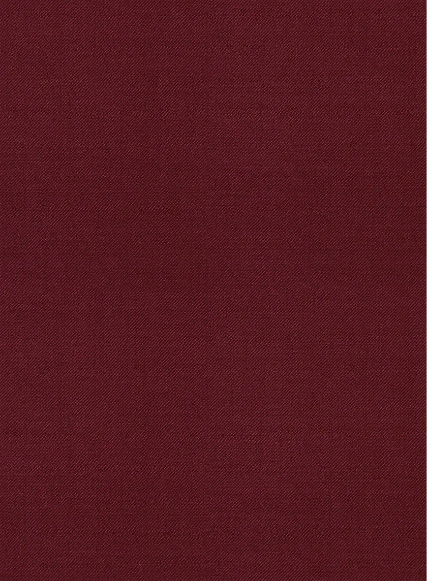 Scabal Maroon Wool Suit