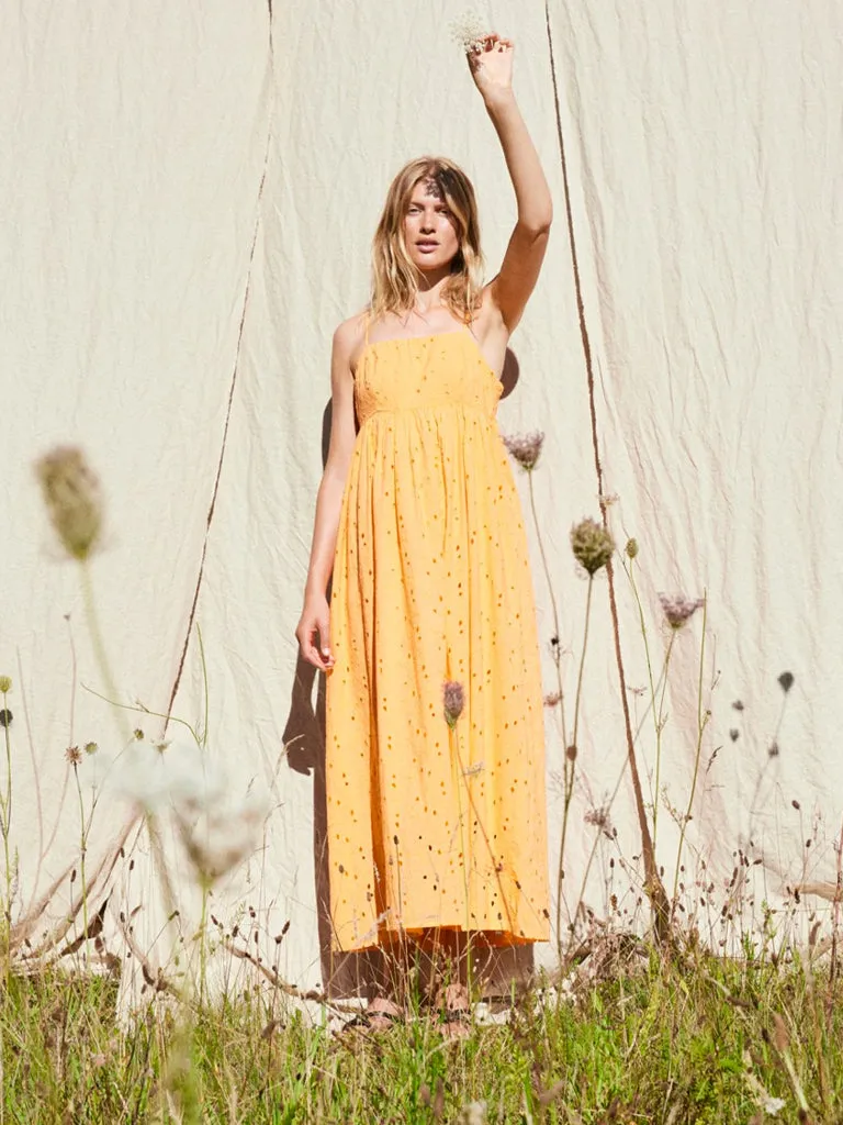 Selected Femme Bonita Dress in Papaya
