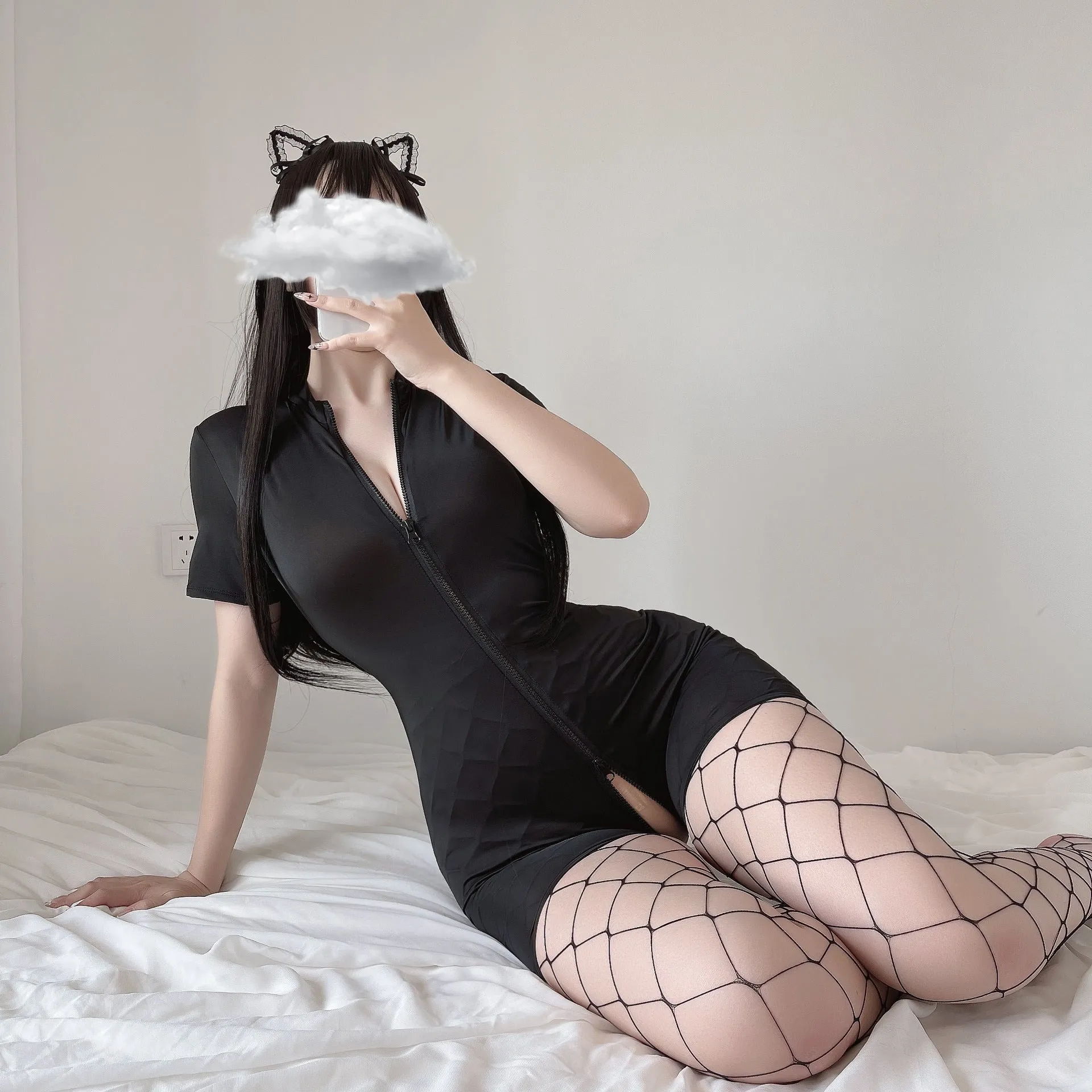 Sexy open bodysuit  KF11113