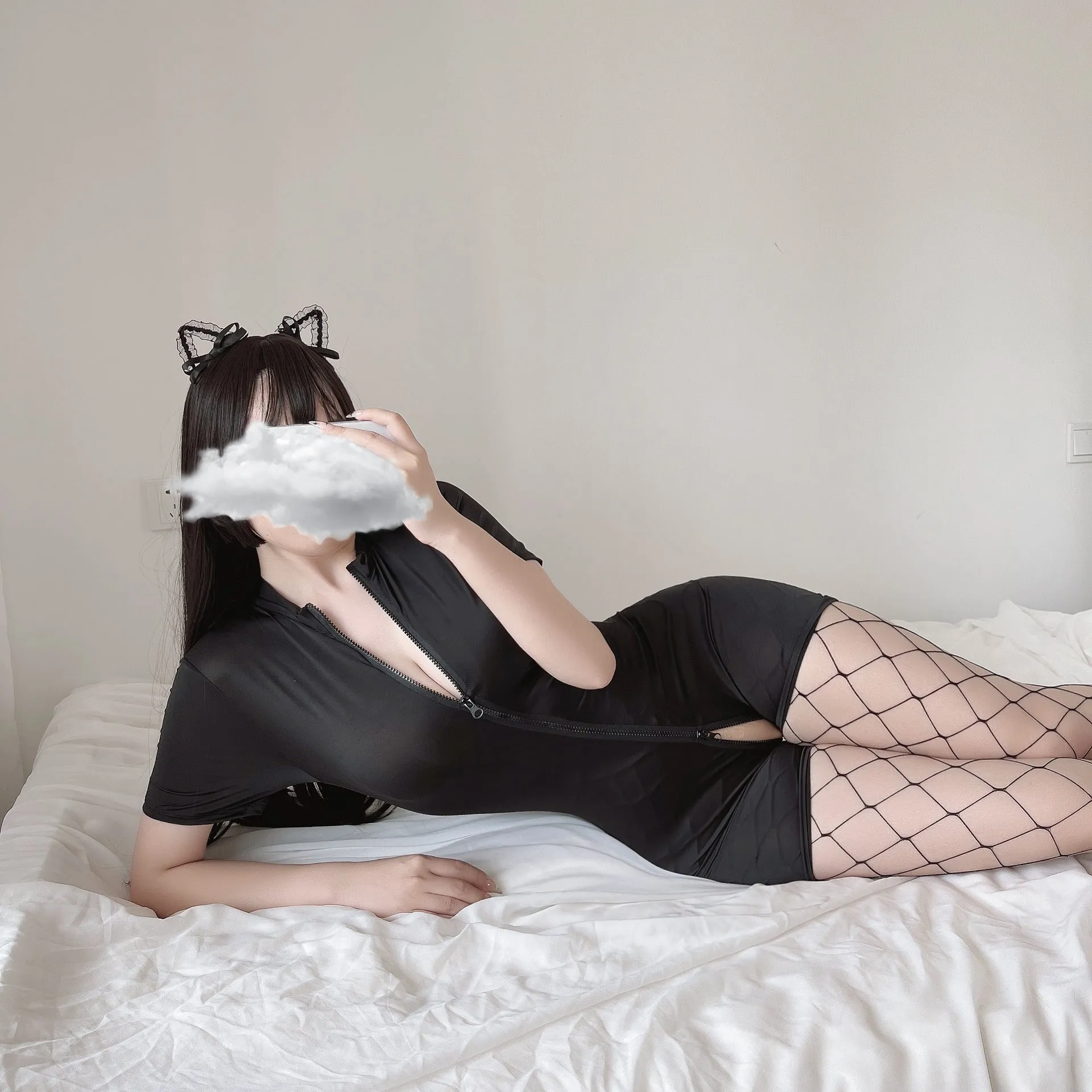 Sexy open bodysuit  KF11113