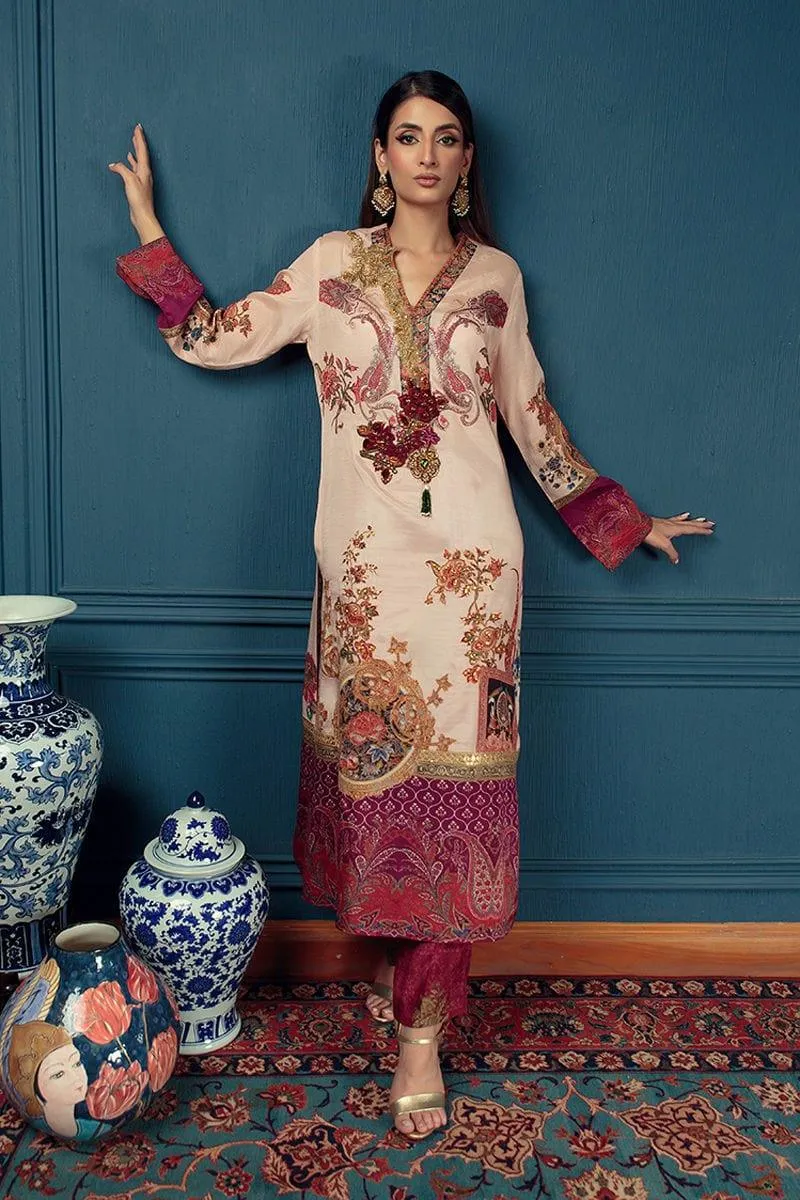 Shamaeel - Dove - Silk - 2 Piece